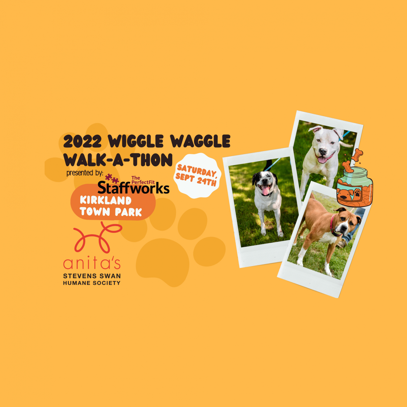 Wiggle Waggle Walkathon Anita's Stevens Swan Humane Society